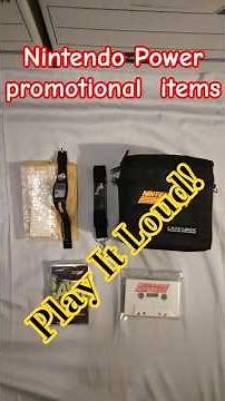 Nintendo Power promotional cassette tapes and 1992 Gameboy watch "Play It Loud!"