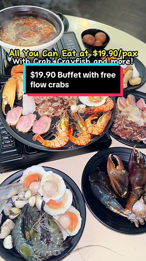$19.90 All You Can Eat Seafood Buffet in Singapore