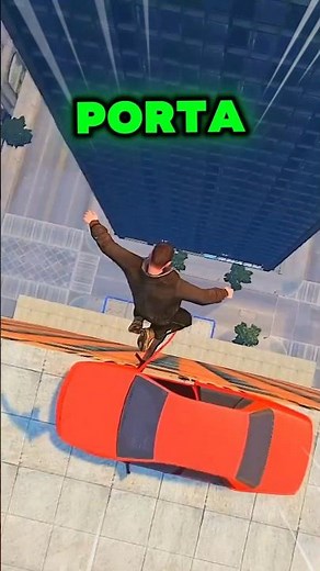 What Happens If We Fall Onto an OPEN DOOR in Every GTA! 😲 #gta #shorts #gaming