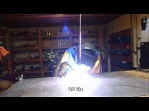 TIG Perfect High Speed Pulse Examples (10Hz to 40Hz)