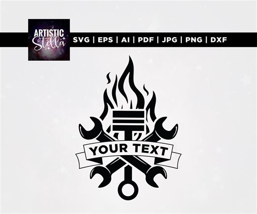 Mechanic Tools SVG, Wrench, Piston, Repair Logo, Cricut, Sublimation, Digital Download, Gift for Dad, Fathers Day Svg, Png, Svg, Silhouette - Etsy