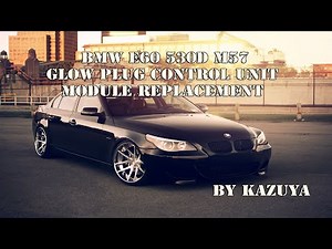 BMW 530D M57 "quick" glow plug control unit module replacement
