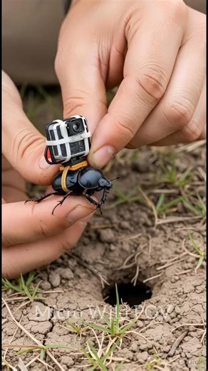 Scientists Put a Camera on a Dung Beetle… What It Discovered Underground Is Incredible! 🇺🇸
