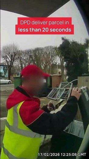DPD deliver parcel in less than 20 seconds?!