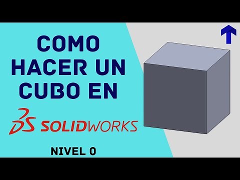 Como hacer un CUBO en SolidWorks - Nivel 0 | TecnoJeen