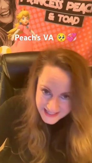 Samantha Kelly, the voice of Princess Peach!! #SuperMario #Peach #shorts