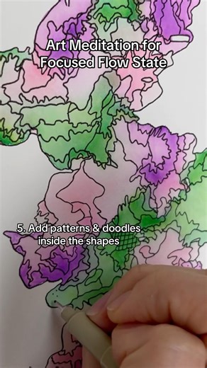 enjoy a lil BRAIN BLISS! This one never gets old 🪄🧠😌 #mindfulart #relaxingart