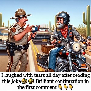 2K views | An Arizona Highway Patrol officer stops a Harley for...