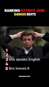 Ranking Patrick Jane Edits #shorts #edit #ranking