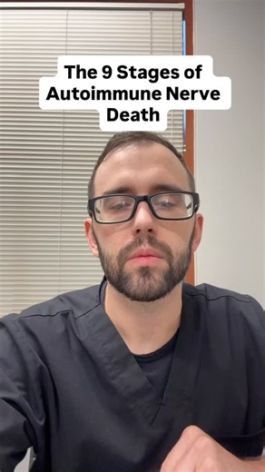 1.9K reactions · 375 comments | Think autoimmune neuropathy just happens overnight? Your immune system destroys your nerves in 9 predictable stages over years - and most people are at stage 6 before they feel anything. #neuropathy #nervepain #neuropathyrelief #diabetes #inflammation #neuropathytreatment #inflammationrelief #guthealth #peripheralneuropathy | Dr. Todd Strong | Facebook