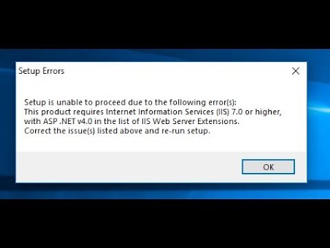 How to solve setup is unable to proceed due to the following errors office 2019