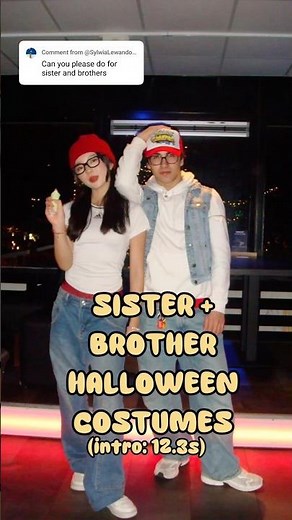 sibling duo costumes 🧡🎃