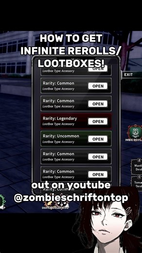 if you guys want infinite rerols in devil hunter GO WATCH IT#roblox #chainsawman #devilhunter #anime