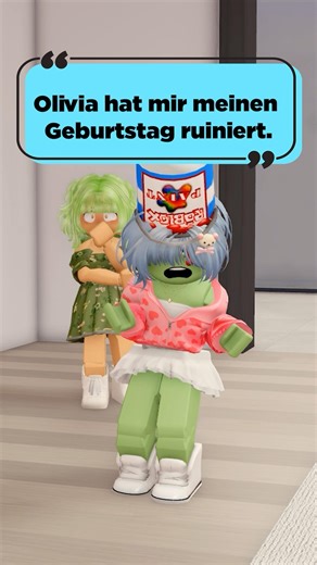 Olivia hat mir meinen Geburtstag ruiniert. #robloxdeutschland #deutsch #roblox