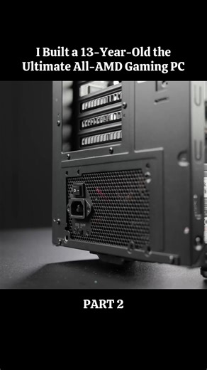 Part 2: I Built a 13-Year-Old the Ultimate All-AMD Gaming PC #asmr #pcbuild #buildingpc #foryou #amazing