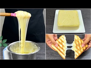 Perfect processed cheese made in a blender in just 15 minutes‼️Homemade Processed Cheese NO RENNET