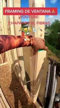 HOW TO MAKE WINDOW FRAMES #chaparroelfibras #construction #carpentry #framing #tips