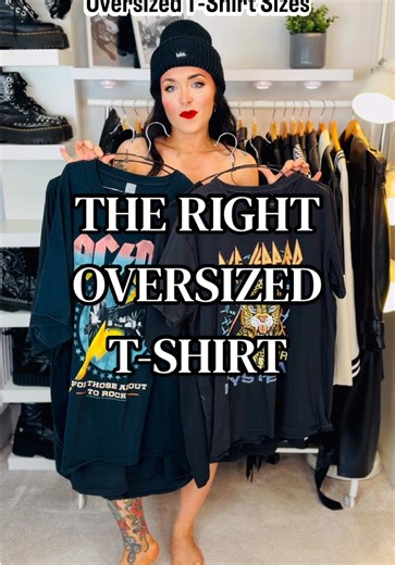 Struggling to get the *right* level of oversized from your band tshirt? Here’s a guide on what sizes work best for me. PS ALWAYS MENS… women’s suck 🤘✨ #altfashion