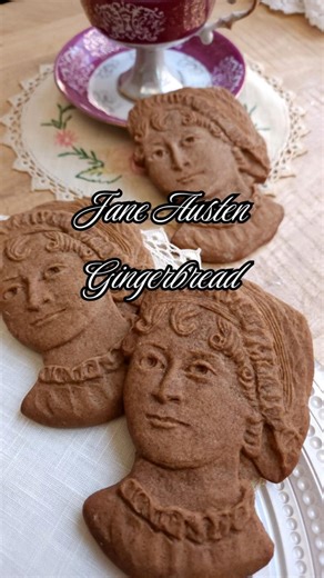 Jane Austen Gingerbread Cookies