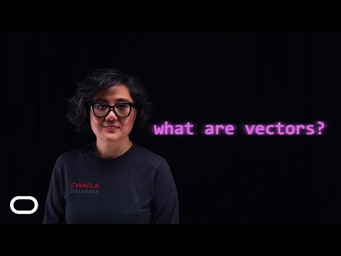 AI Foundations - What are Vectors?