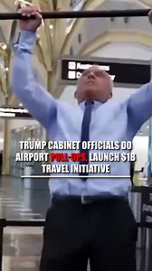 1.4M views · 56K reactions | FIT TO FLY: HHS Secretary RFK Jr. and Transportation Secretary Sean Duffy knock out pull-ups at Reagan National Airport, as the Trump administration launches a $1 billion initiative aimed at making the holiday rush healthier and more kid-friendly. | Fox News | Facebook