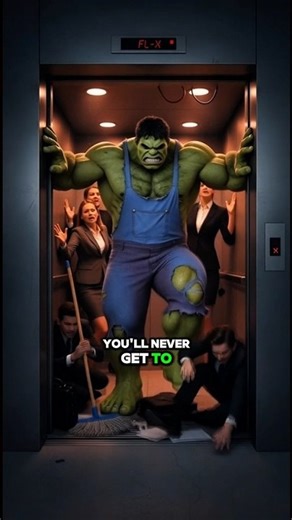 Hulk vs Broken Elevator 💥 | Real Heroes Work Quietly