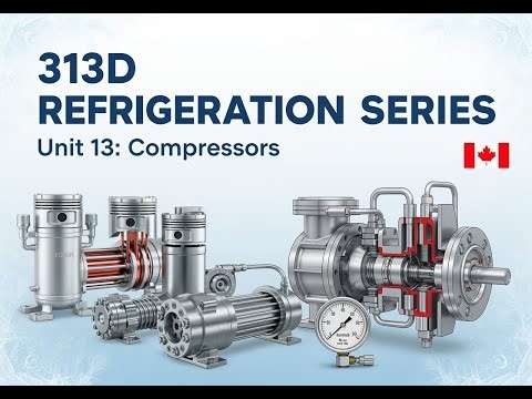 313D Refrigeration: Compressors—Types, Operation & Troubleshooting for HVAC Techs (Unit 13)