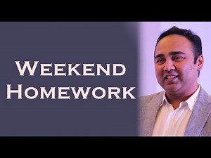 Weekend Homework