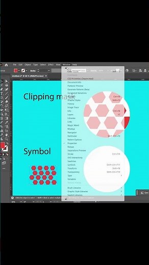 How to use Clipping Mask and Symbol in Adobe Illustrator