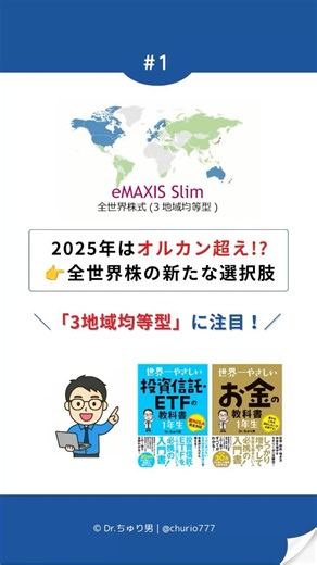 [Surpassing the All-Japan Fund!?] eMAXIS Slim Global Equity (3-Region Equal Weighting) is perform...