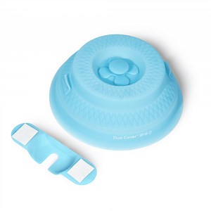 Duo Cover 2.0: 3-in-1 Collapsible Microwave Splatter Cover with Hanging Rack | Plastic-Free, BPA-Free Silicone, Dishwasher-Safe Microwave Cover for Food | 11"