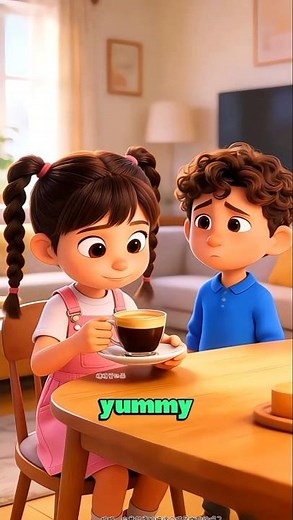 Mom Is Frying CAT POOP?! 😱 | Funny Kids Short” #animation #shorts #cartoon #kids