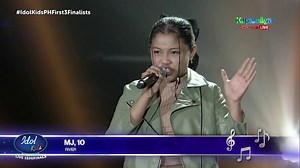 MJ owns the spotlight with an outstanding performance of “River” #IdolKidsPHFirst3Finalists #IdolKidsPhilippines #IdolKidsPH #IdolPhilippines #ABSCBN | Idol Philippines