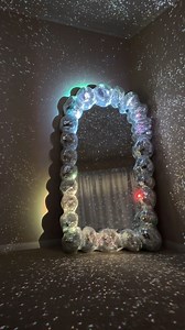 After hand carving and adding thousands of tiles and about 50-60 hours of work… ✨@mirrorsbylina created The arched disco mirror 🪩 She's been making disco mirrors for 3 years now and still learn something new every-time she makes one 🤓 Every mirror she makes has little differences which makes each one one of a kind ✨ The mirror at the end is at the Lulus store in LA 💕 #disco #mirror #madetoorder #dopaminedecor #mosaicmirror #mirrorart #sandiegoartist #oneofakind #shiny | KaTrina Gorham