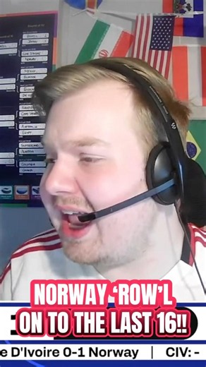 🇳🇴Haaland sails Norway to the Last 16!! #worldcup #commentary #football #watchalong #norway #lfs