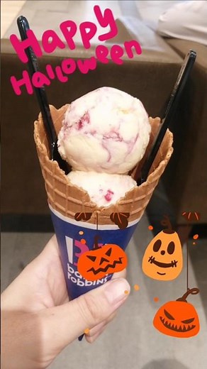 31の期間限定アイスを食べました！この時期だけのフレーバー♡美味しかった！#ハロウィン #アイスクリーム #31