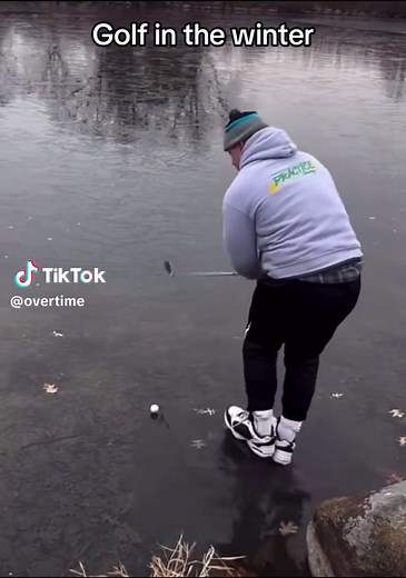 Funny Golf Fail: Practice Run Gone Wrong