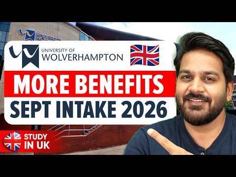 University of Wolverhampton: More Benefits in September Intake 2026 | Wolverhampton University UK