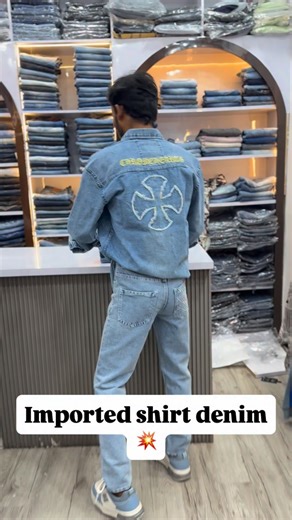 Marshmello…!! TM on Instagram: "imported shirt denim💥 Size M L XL"