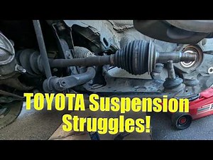 Yaris Control Arm Replacement! Suspension Upgrade & Alignment Issues | My Cartoon Life
