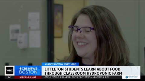 Littleton students learn about food through classroom hydroponic farm