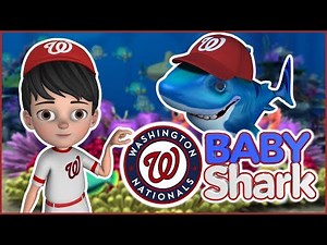 Washington Nationals Baby Shark - Baseball - World Series - KIDspace Studios