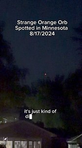 Four witnesses in Minnesota saw an orange orb flying through the sky. Have you seen something like this before? Download Enigma to see what other flying orbs and objects people are seeing. #ufo #UAP #Minnesota #ufosighting | Enigma Labs