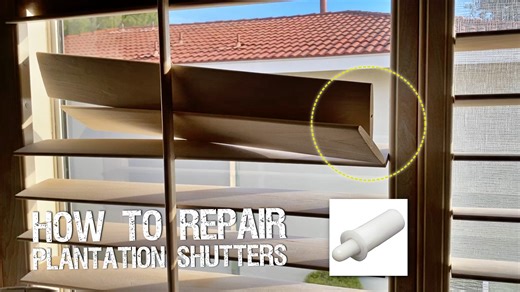 Watch How to repair Plantation Shutters using Spring loaded pins on Amazon Live