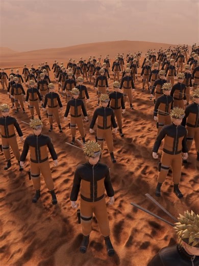 10000 Vader Vs 10000 Naruto #fyp #viralditiktok #gaming #simulation #viralvideo