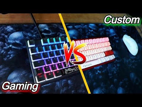 Gaming Keyboards VS Custom Keyboards Sound Comparison