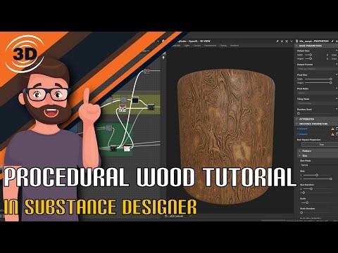 Procedural Wood Tutorial in Substance Designer