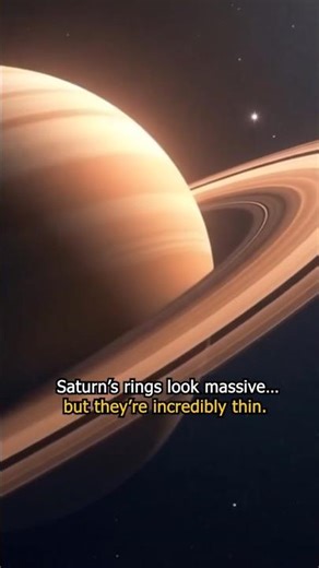 Saturn’s Rings Are Thinner Than You Think