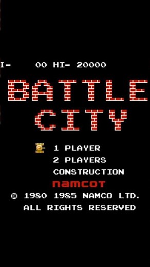 [ MML on #Pyxel ] バトルシティー / Battle City #レトロゲーム #retrogames