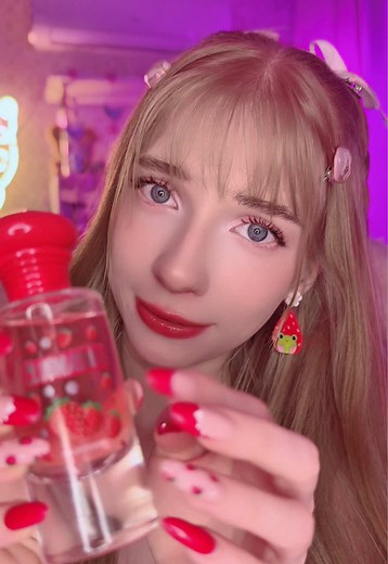 Strawberry ASMR Experience for Relaxation and Calm